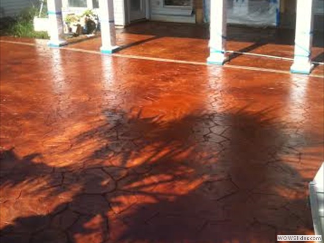 New Orleans Concrete Staining
